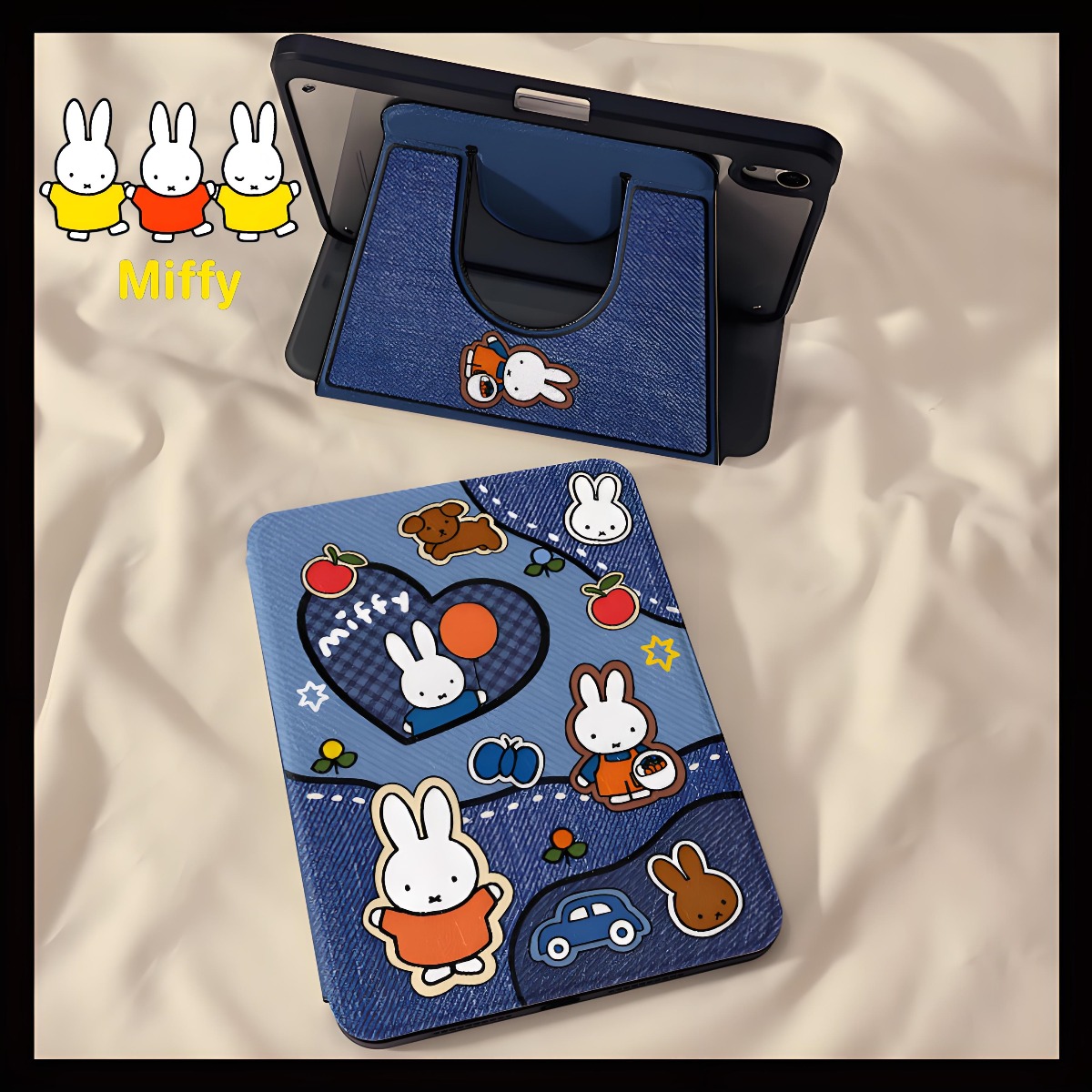 Cool Tablet Accessories - Kawaii Miffy Rabbit Tablet Case Balloon