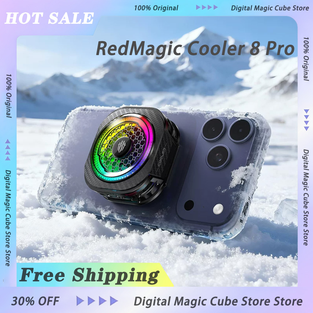 Tablet Gaming Accessories - RedMagic Cooler 8 Pro Magnetic CellPhone