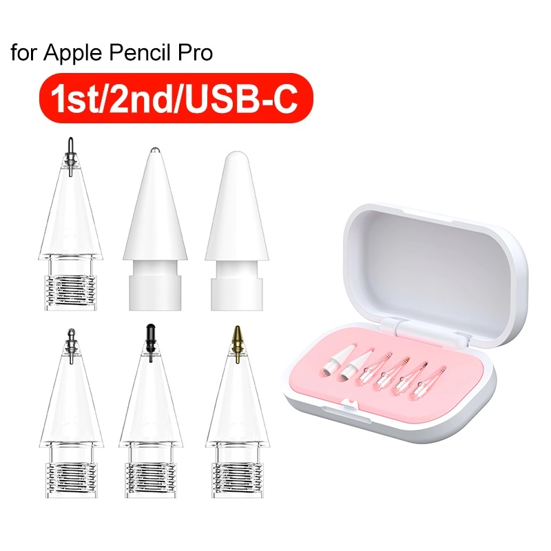 Tablet Stylus Accessories - 6Pcs Replacement Pencil Tips For Apple