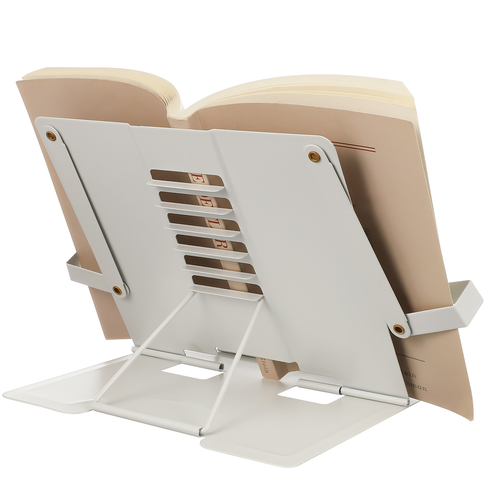 Tablet Reading Accessories - Foldable Book Stand for Reading Adjustable