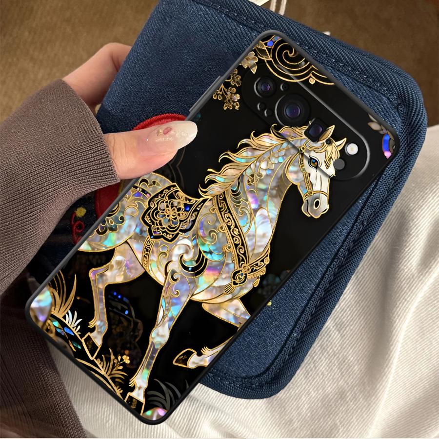 Tablet And Accessories Case - Lucky Horse Funda Phone Cover Case