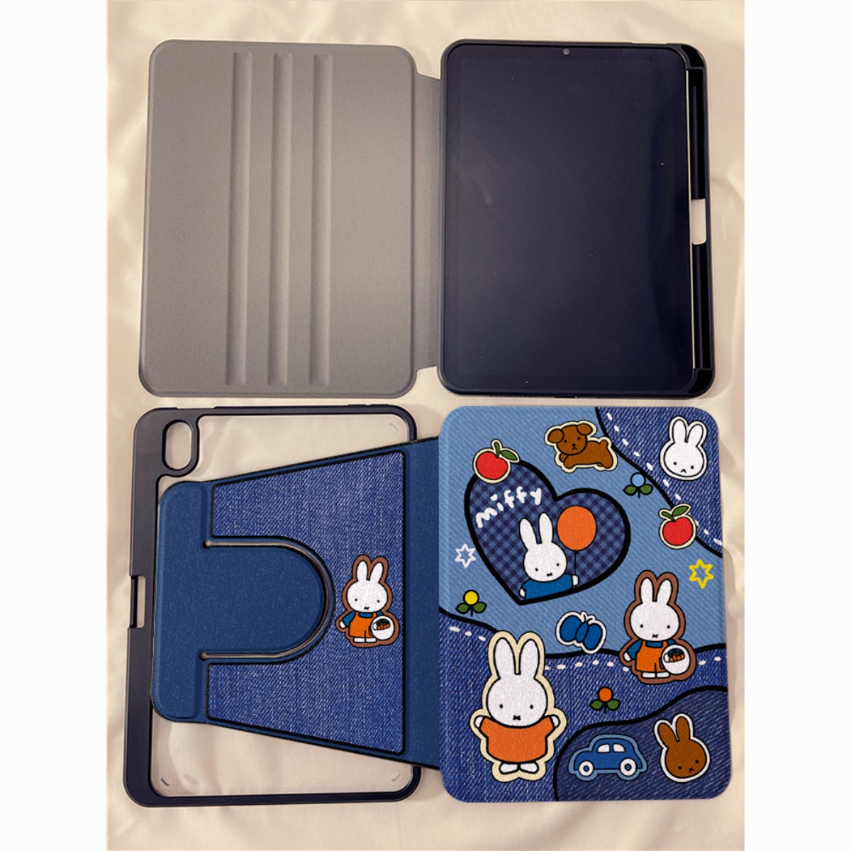 Kawaii Miffy Rabbit Tablet Cas - Cool Tablet Accessories 评论和价格