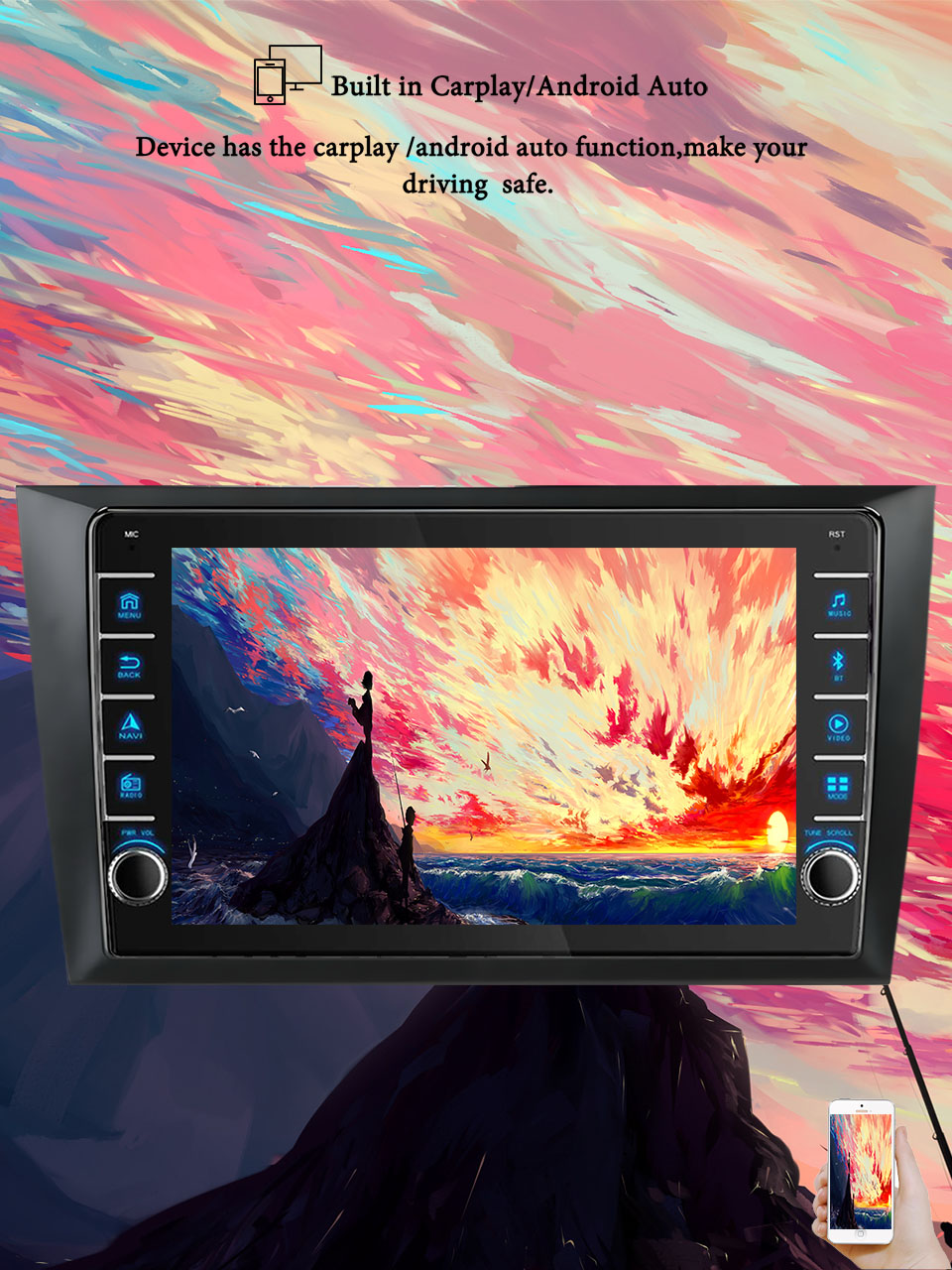 8G+128G Android 14 For Volkswa - Tablet Danish Mobile & Accessories 评论和价格