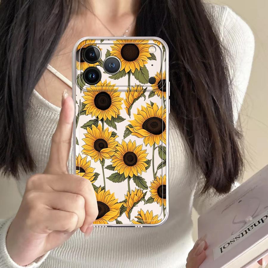 Cute Sunflower Pattern Case fo - Tablet And Accessories Case 评论和价格