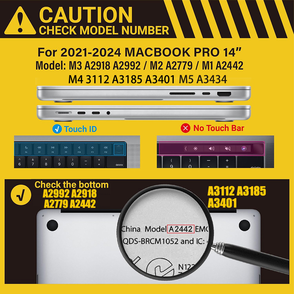Case for MacBook Pro14 Inch Ca - Cool Tablet Accessories 评论和价格