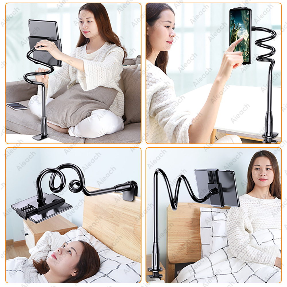 Gooseneck Tablet Mount Holder  - Tablet Reading Accessories 评论和价格