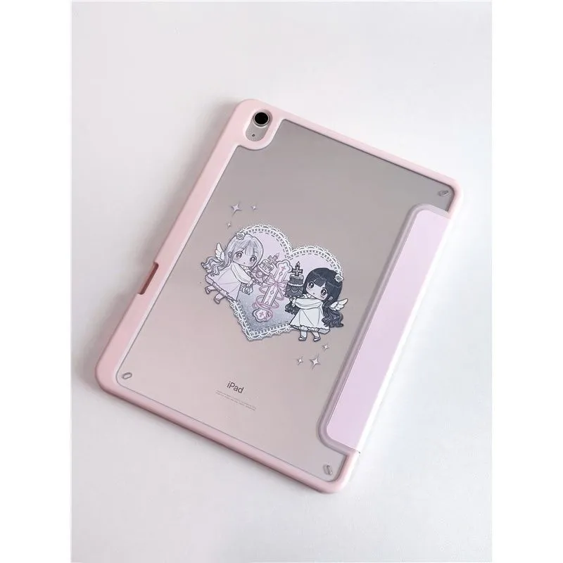Anime Angel Wings Girl Pink Y2 - Cool Tablet Accessories 评论和价格
