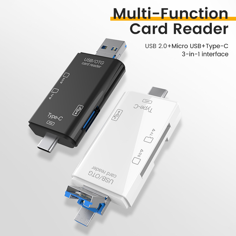 USB Type C Card Reader 6 in 1  - Tablet Reading Accessories 评论和价格