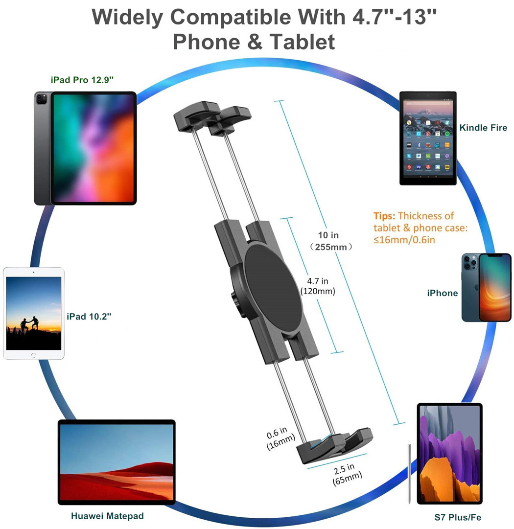 13'' Car Headrest Tablet Mount - Tablet Reading Accessories 评论和价格