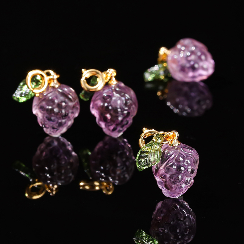 1 Pc Natural Amethyst Carved G - Tablet Computer Accessories 评论和价格